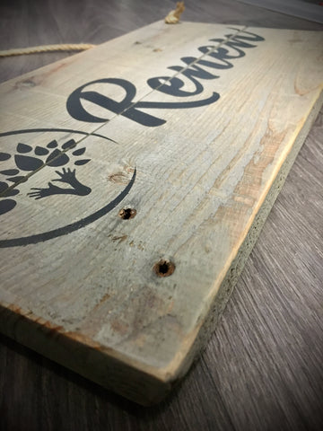 Renew Custom Pallet Sign