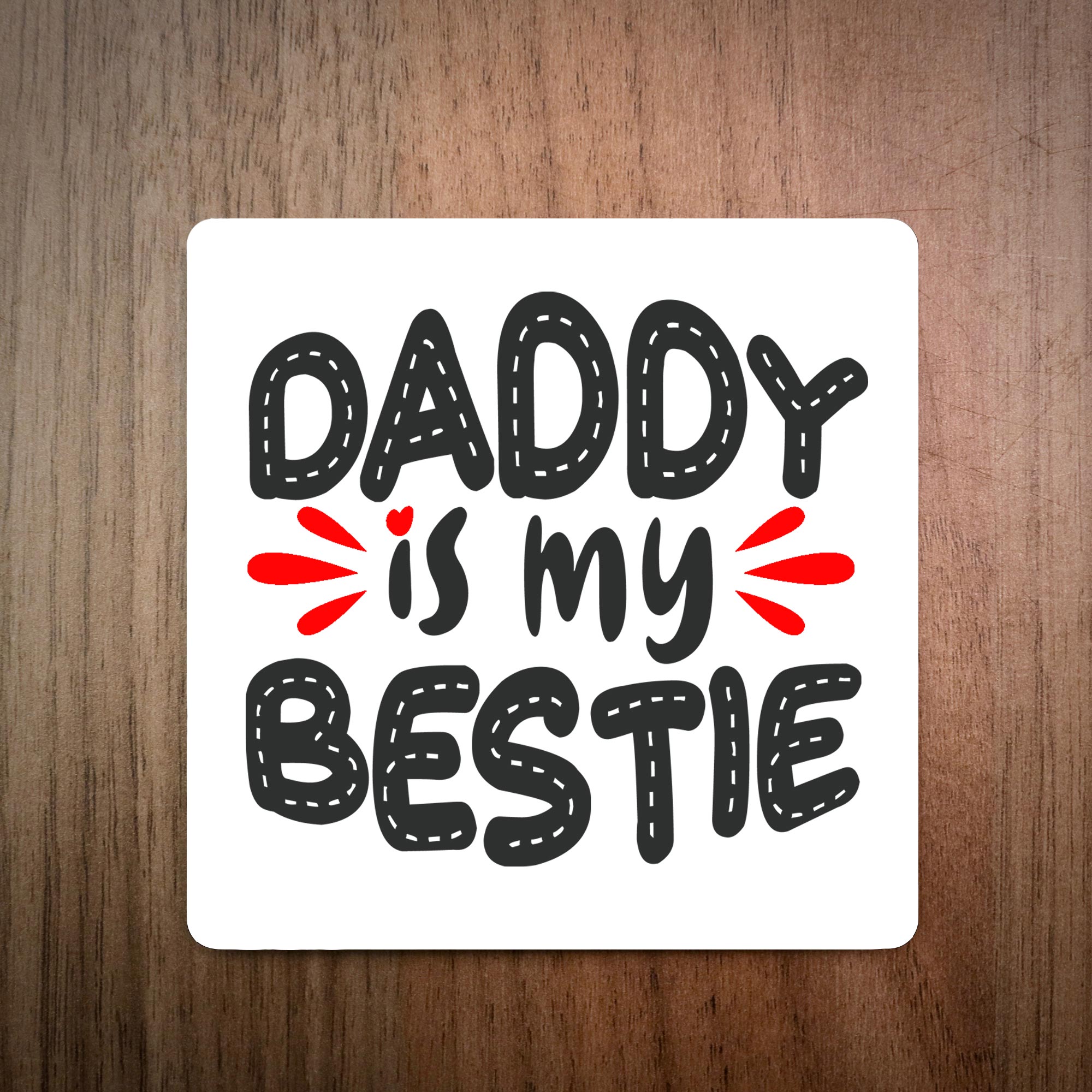 The Best Husbands Get Promoted To Daddy Coaster EllieBeanPrints