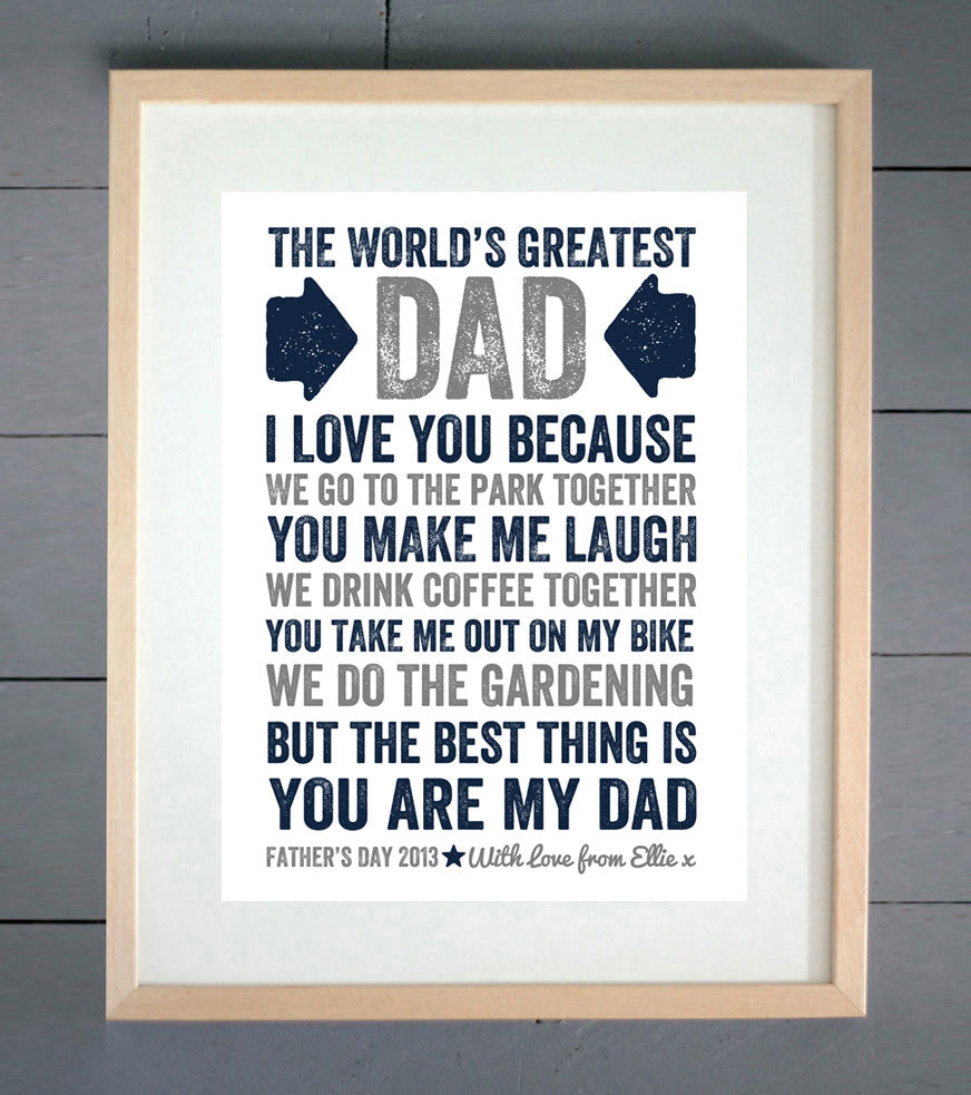 fathers day print