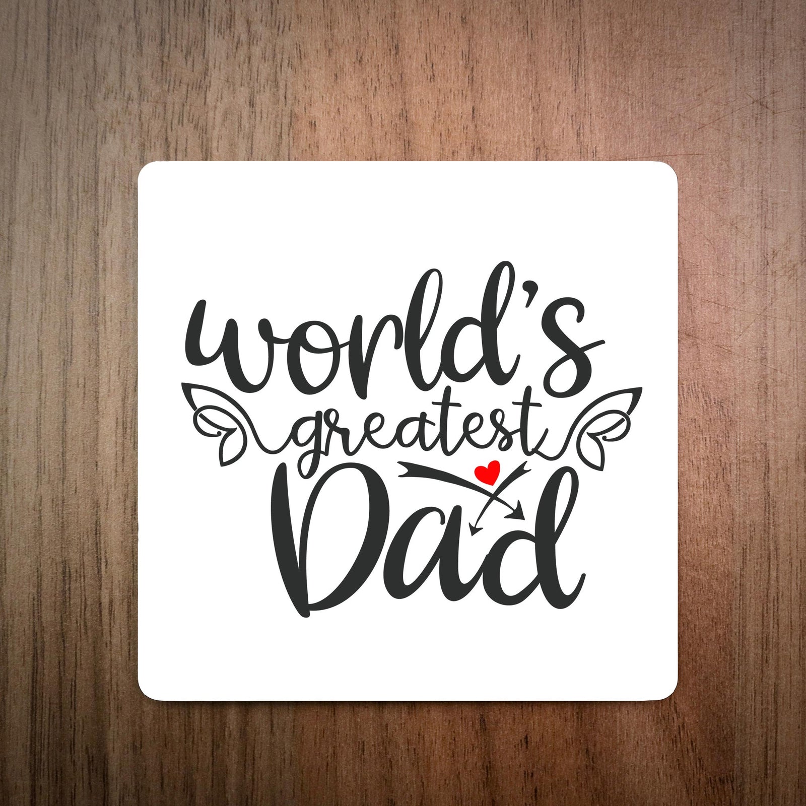 The Best Dads Get Promoted To Grandad Coaster EllieBeanPrints