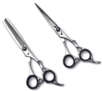 hairdressing scissors and thinning set