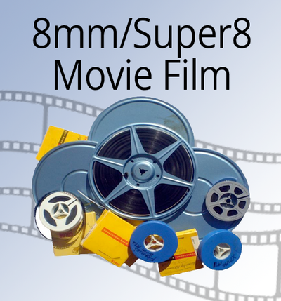 8mm, Super 8 film and 16mm film