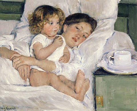 "Breakfast in Bed" by Mary Cassatt 1897