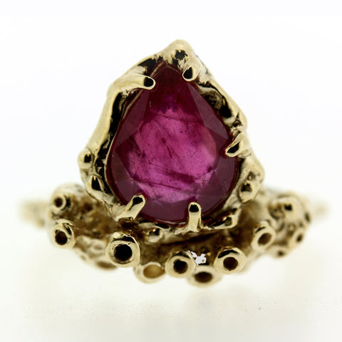Ruby ring by Katie Poterala 