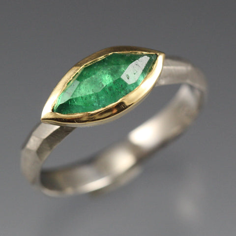 Marquise Emerald Ring by Danielle Miller
