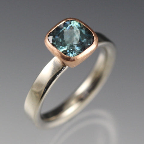 Montana Sapphire set in rose gold