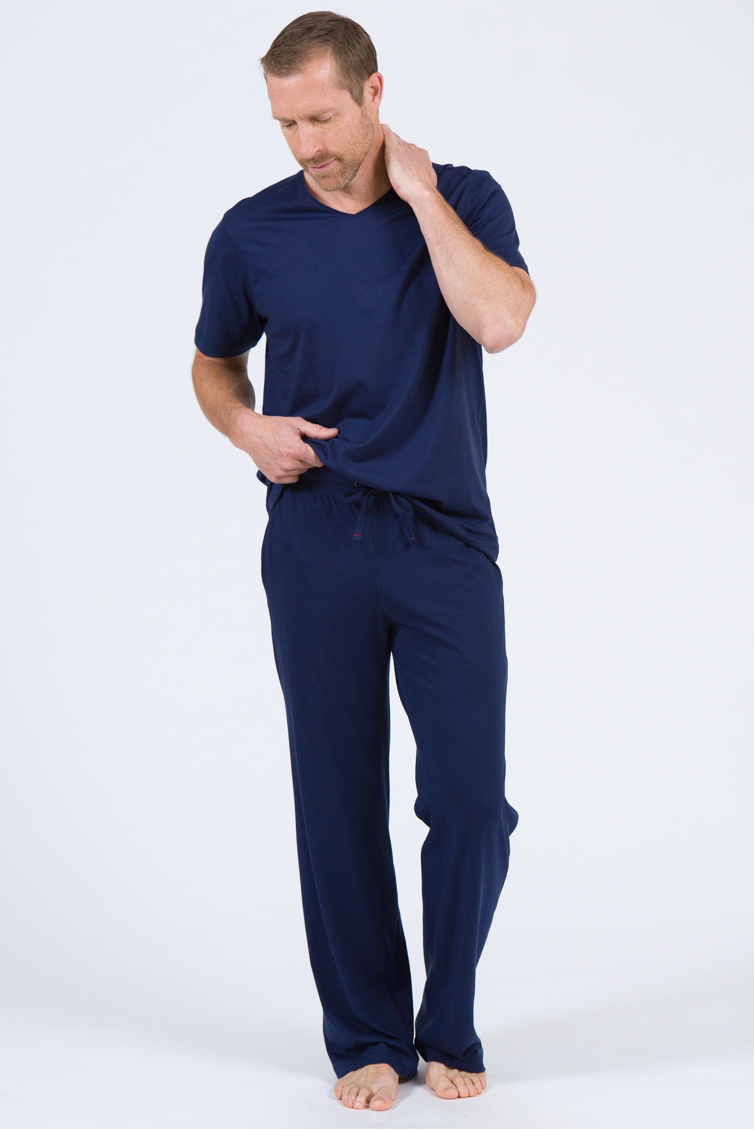 100% Peruvian Pima Cotton Replenishment Pant - Navy