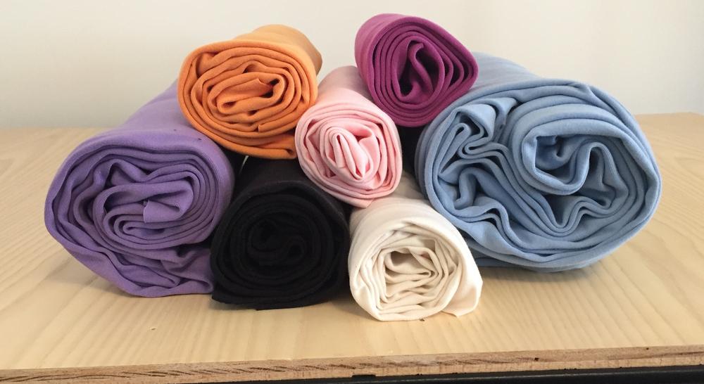 Baby Fabric Knit Jersey Print Fabric Sewing Material for Children's Garment  50*160cm Other Fabric Plain 100% Cotton Knitted Dye