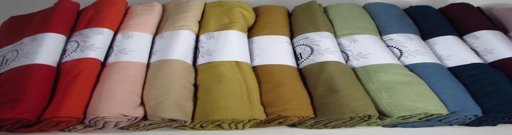 Organic Cotton Woven Fabric, Twill, Canvas, Voile, Terry, Poplin, Sateen,  Percale, Batiste, etc.