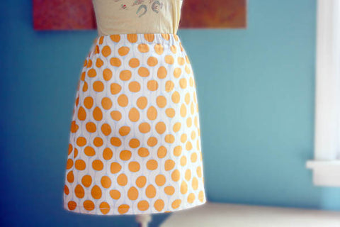 Make a Summer Skirt in 30 Minutes & Organic Cotton Plus