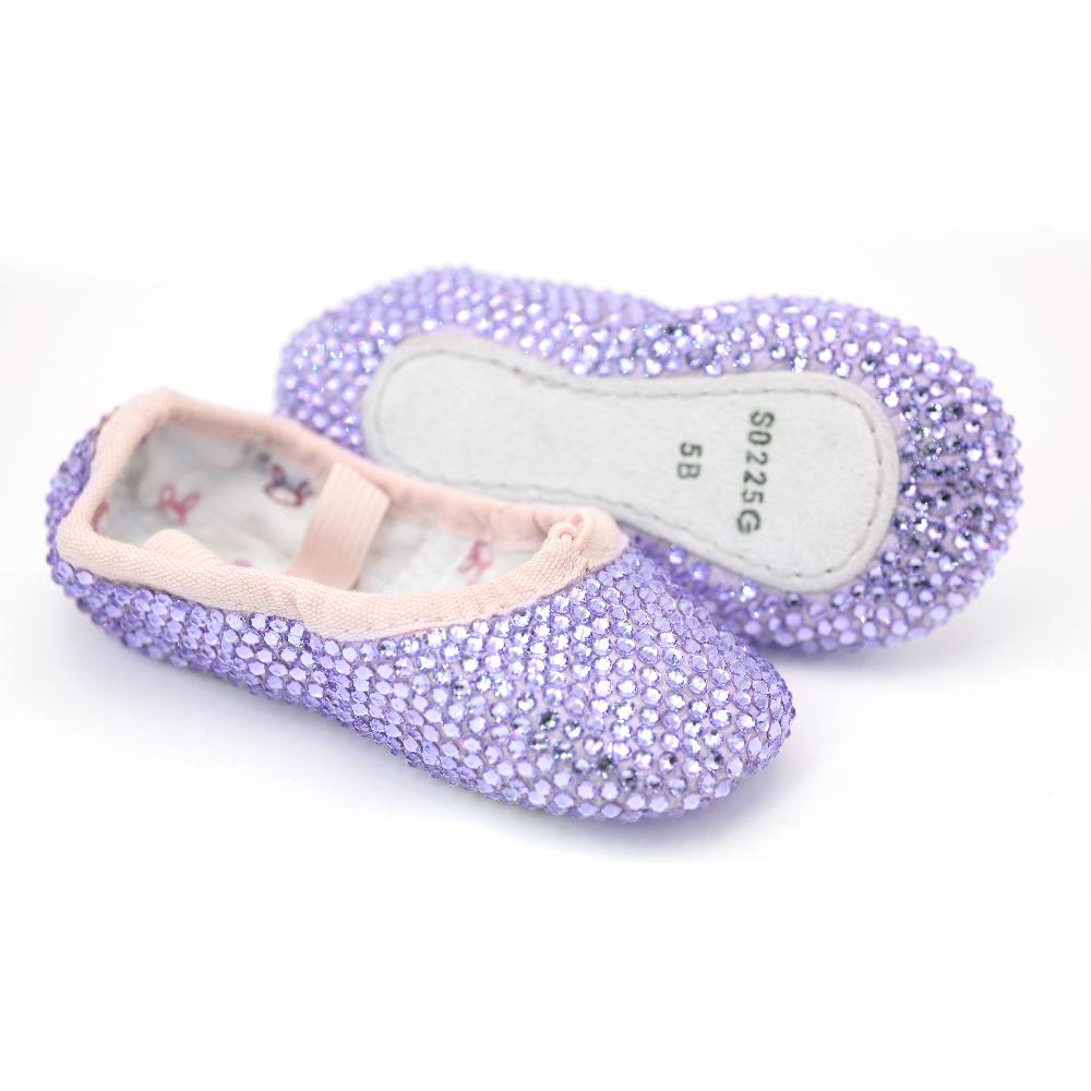 purple ballet slippers