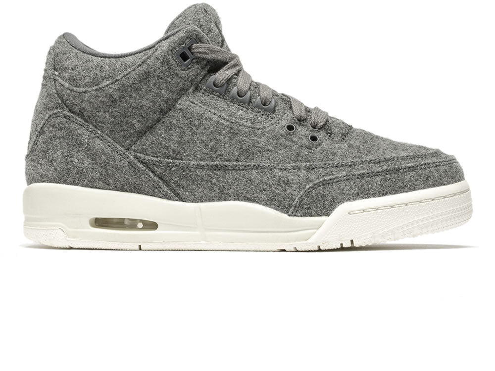 jordan 3 wool on feet