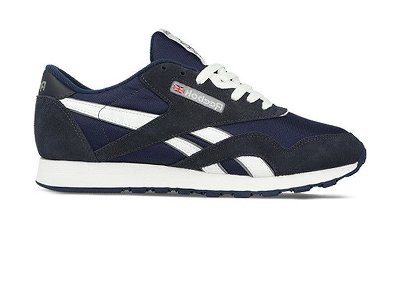 reebok classic nylon team navy platinum