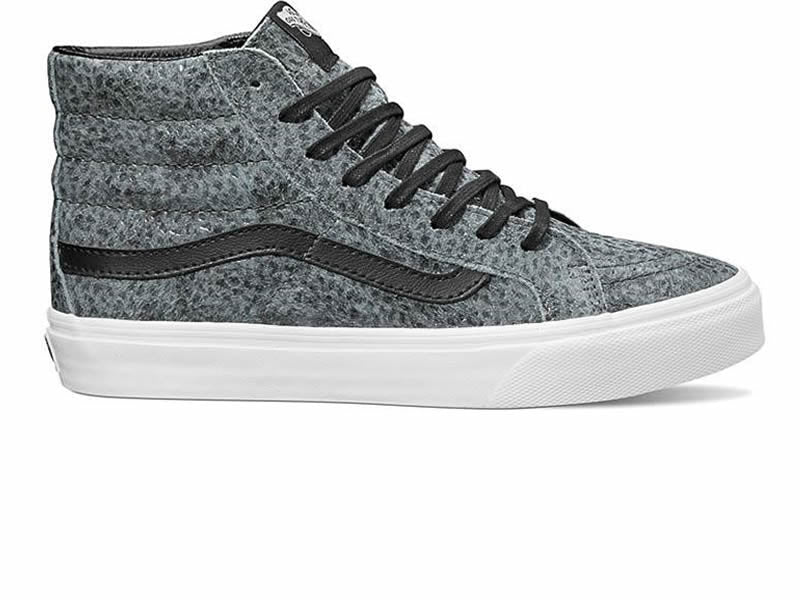 vans sk8 hi slim grey