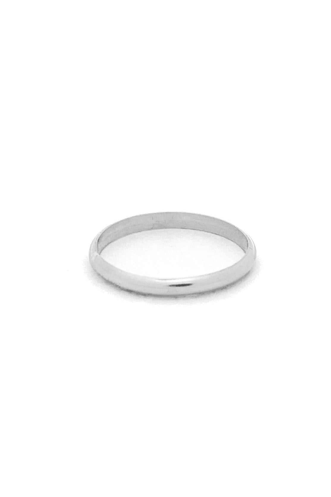 Classic Band Stacking Rings in Silver FINAL SALE