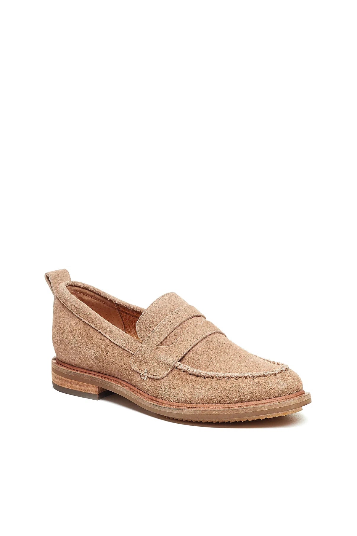Kelsi Dagger Lens Almond Suede Loafers FINAL SALE