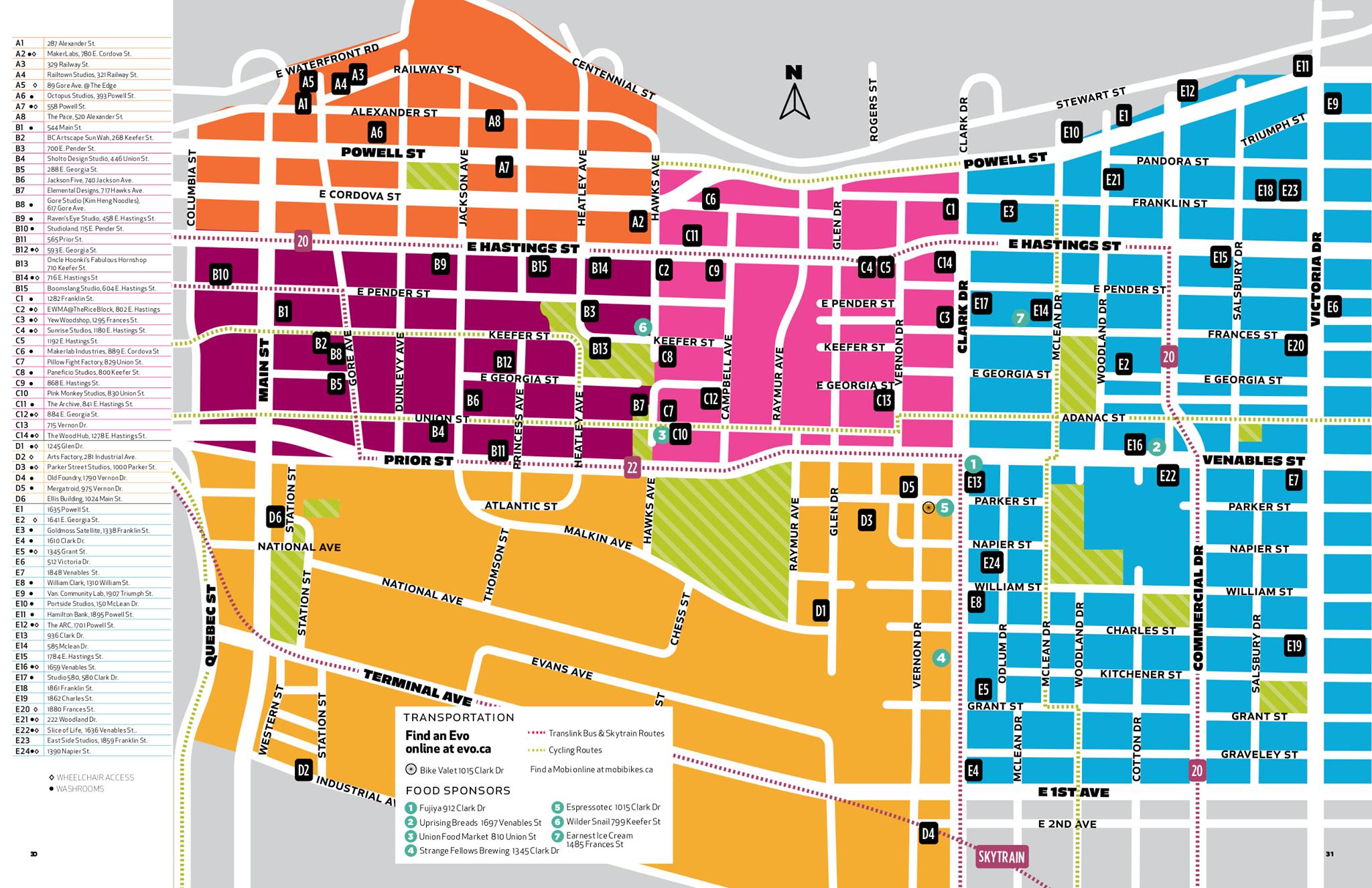 Culture Crawl map 