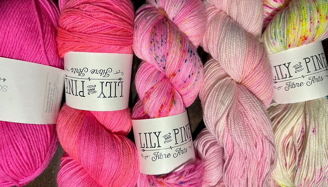 pink yarn