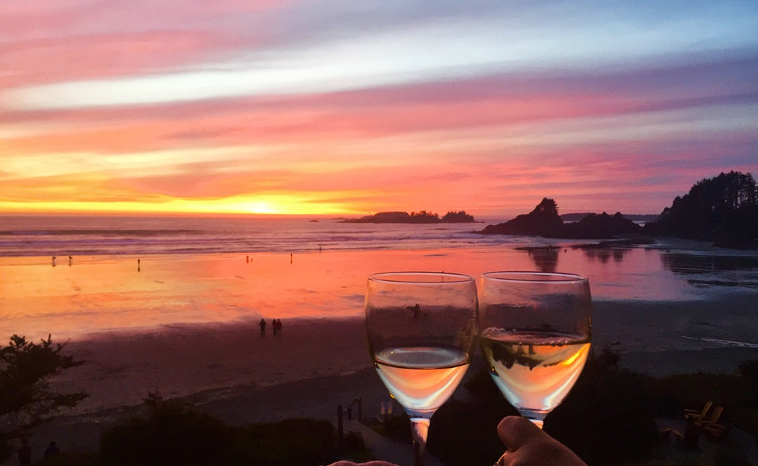 Cox Bay Beach at Sunset