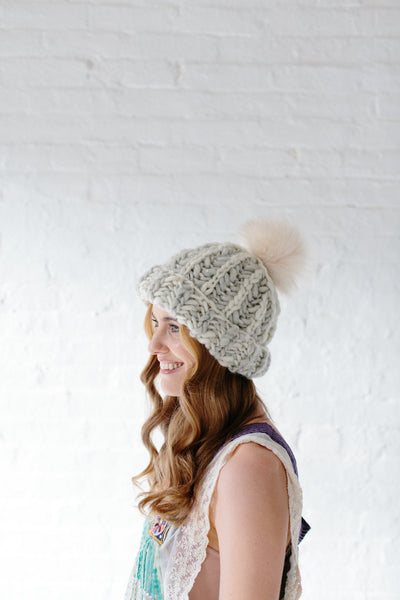 Knit Collage Joie Brioche Hat Pattern