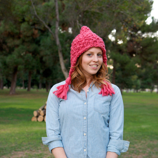 Knit Collage Free Bird Hoodie Hat Pattern