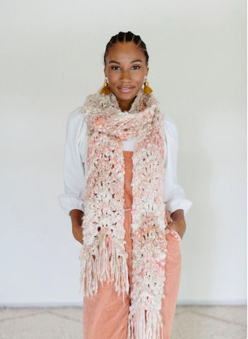 Wavy Feather Scarf