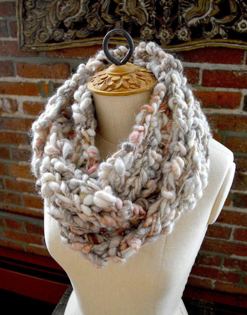 Knit Collage Cast Away Bandana Cowl Pattern