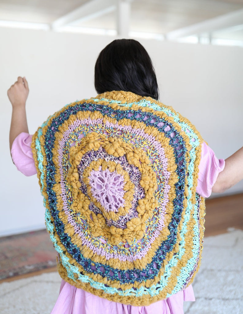 Knit Collage Secret Garden Cocoon Cardi Pattern