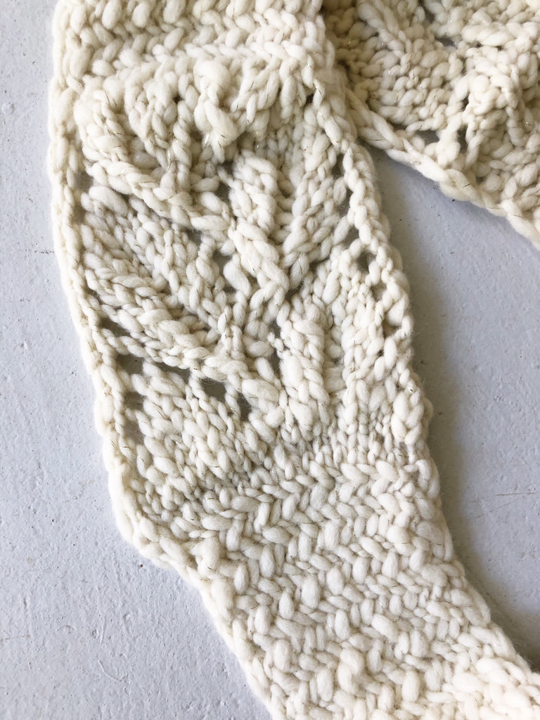 Herringbone Lace Cowl and Scarf Patterns – Knit Collage
