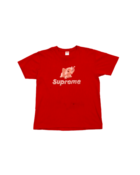supreme red t shirt