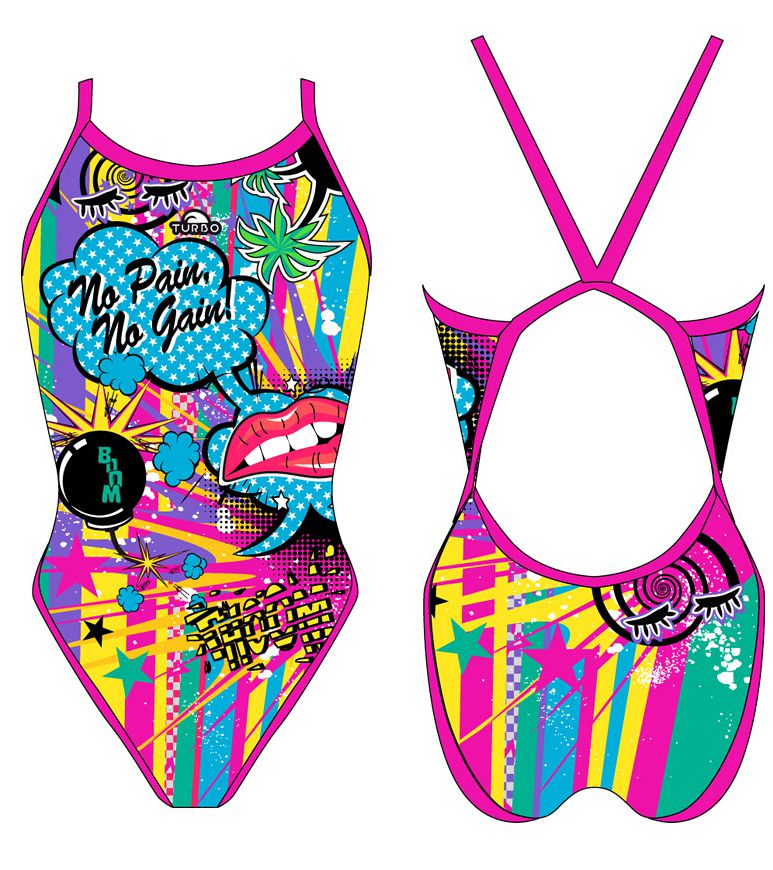 Crazy Comic Revolution Swim Suit Women | Turbo