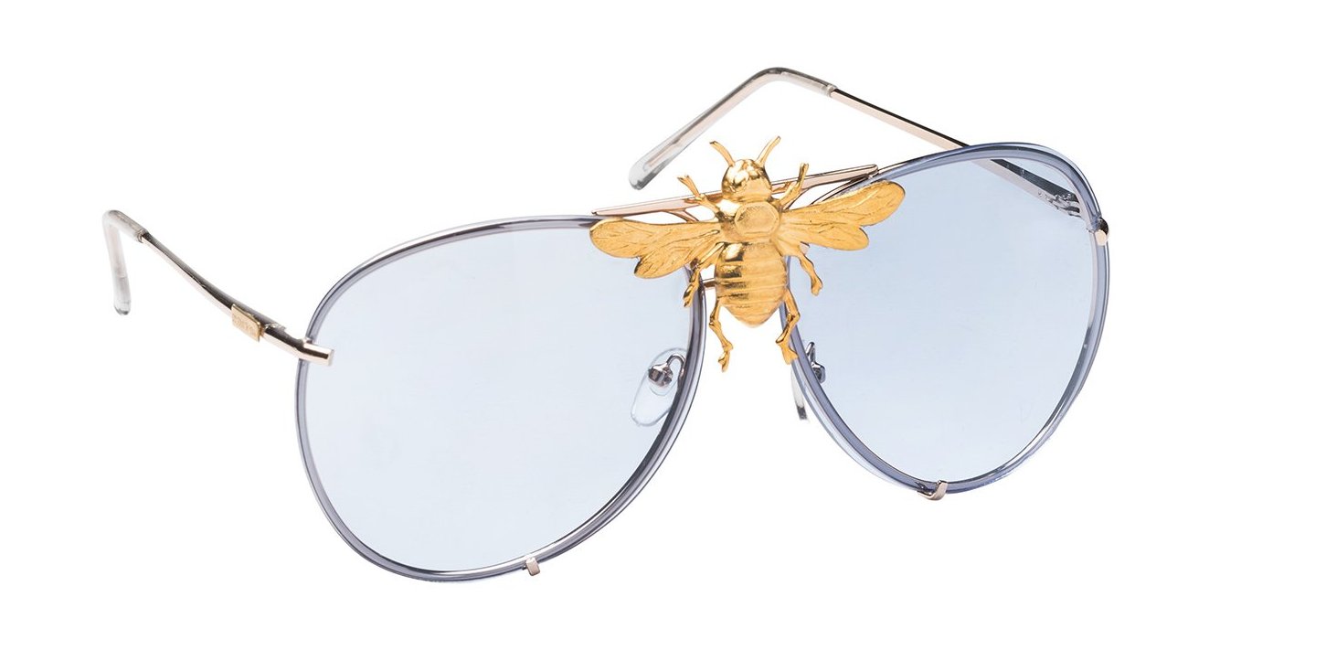 gucci aviator bee sunglasses