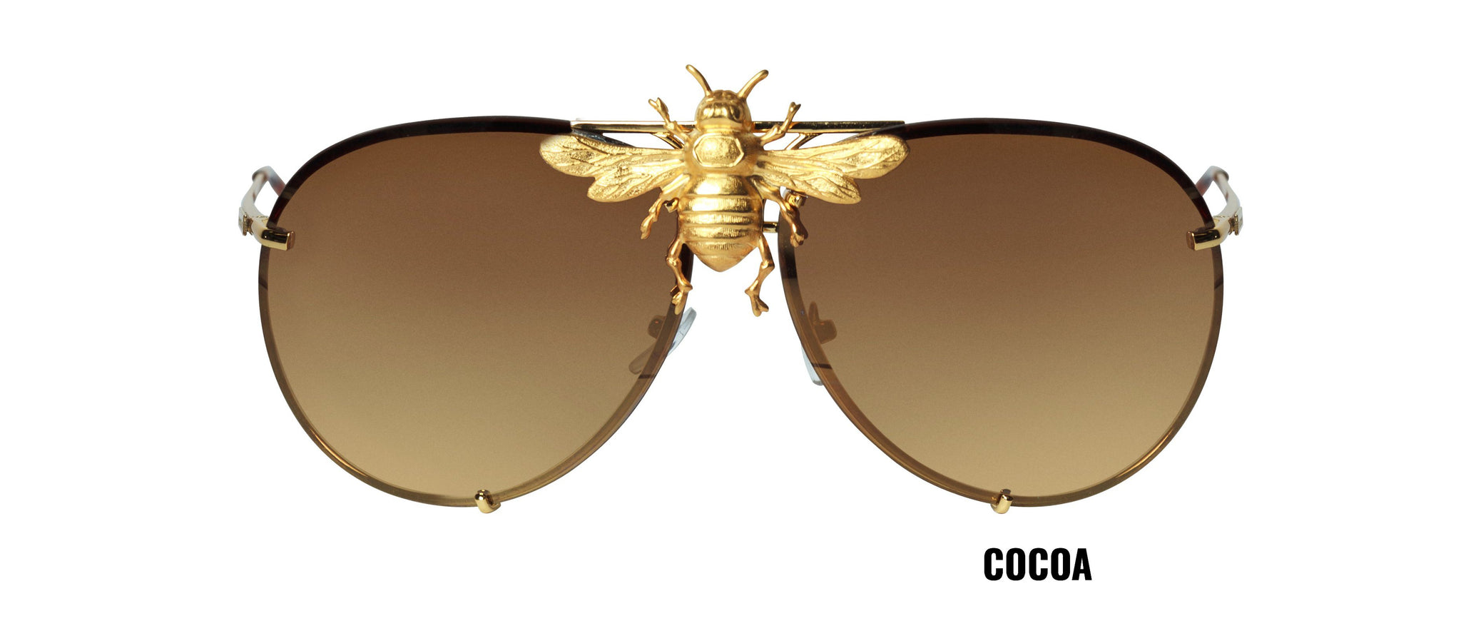 gucci sunglasses with bee in middle