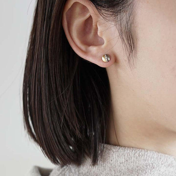 k18♢天然サファイア3.2ctピアス♢濃い♢10✕8mm-