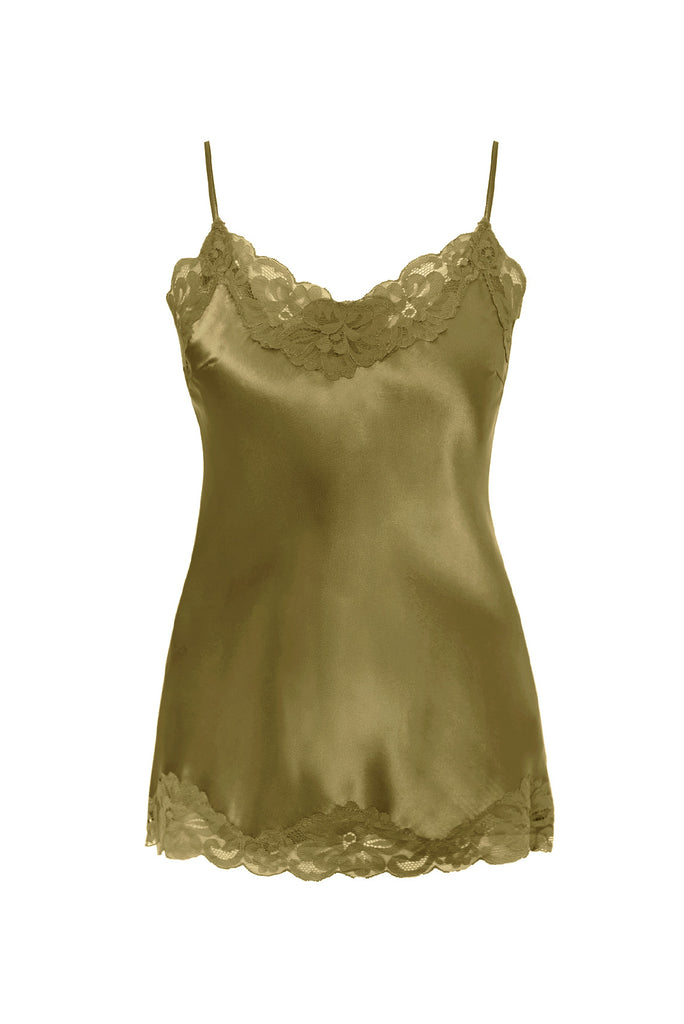 Gold Hawk Floral Lace Camisole - White – October Reign