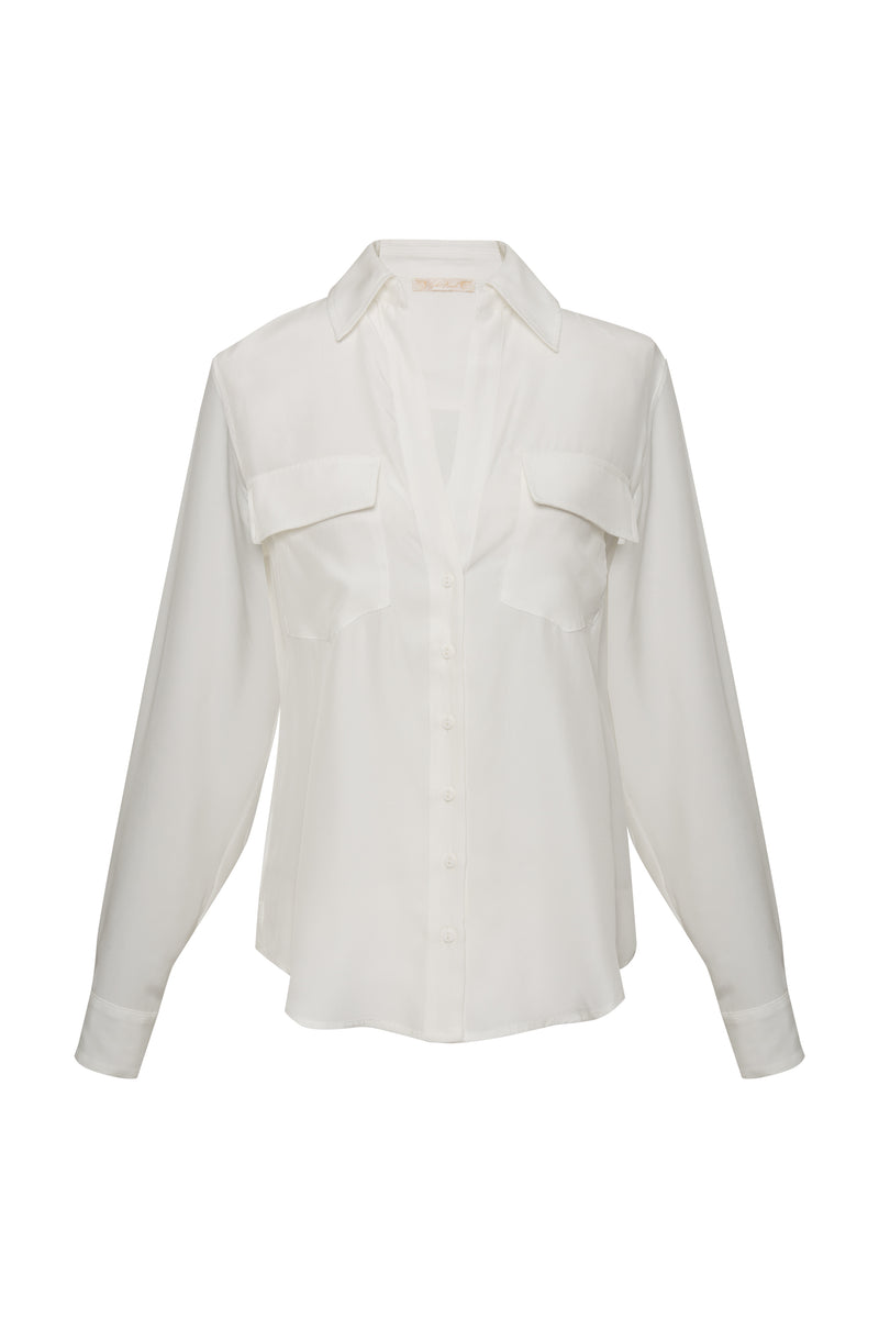 Classic Pocket Shirt Bright White – Gold Hawk Clothing