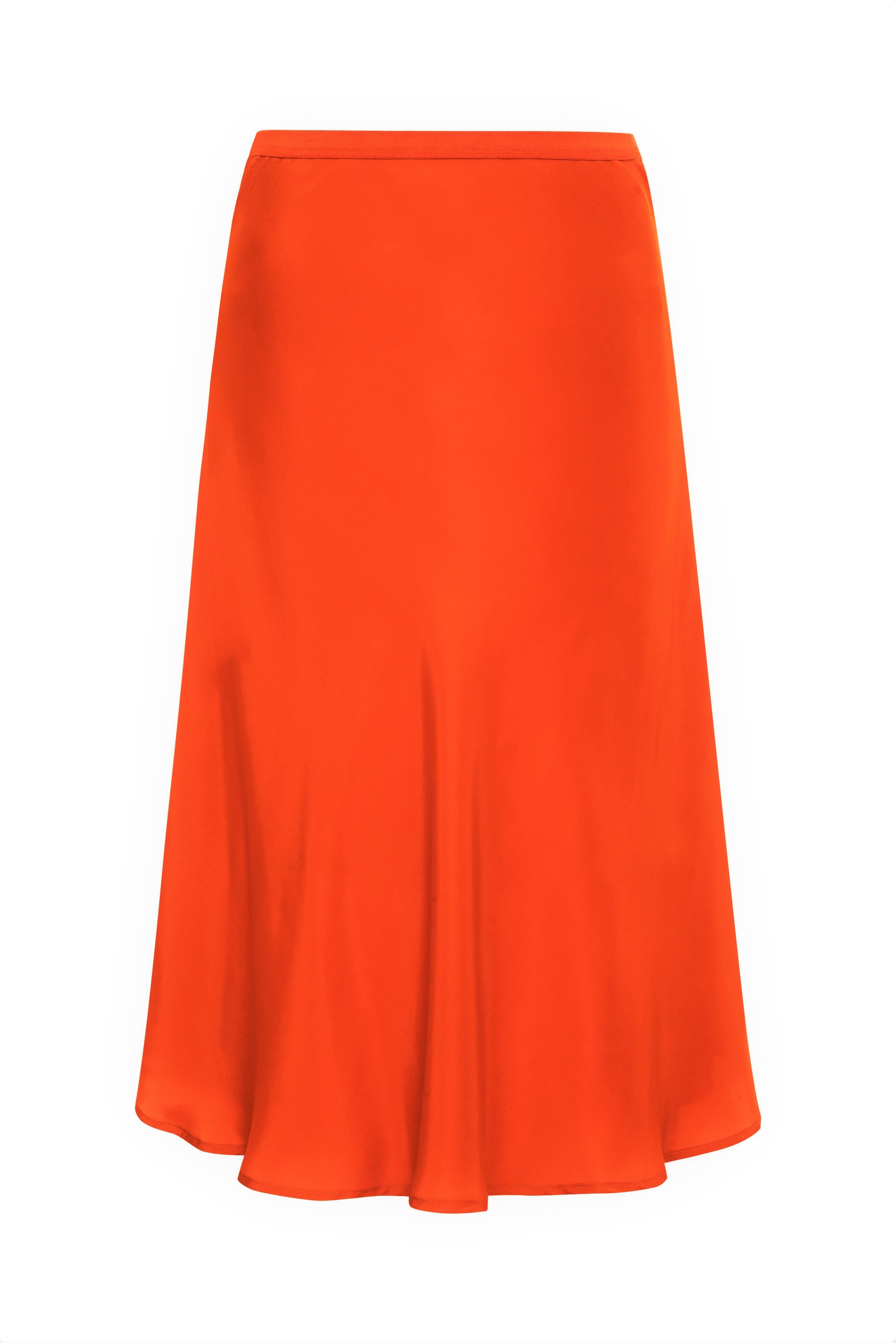 Summer Flare Skirt Acid Orange