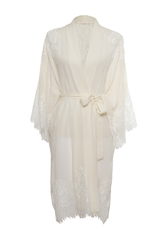 Coco Lace Silk Kimono