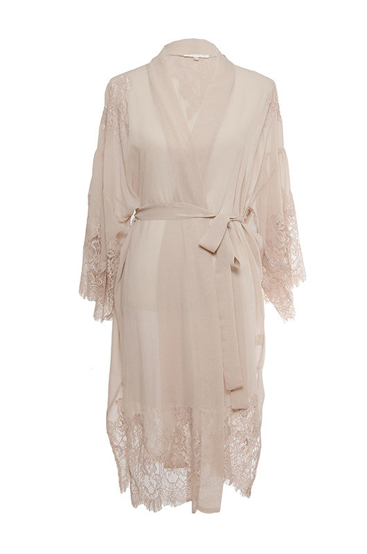 Coco Lace Silk Kimono