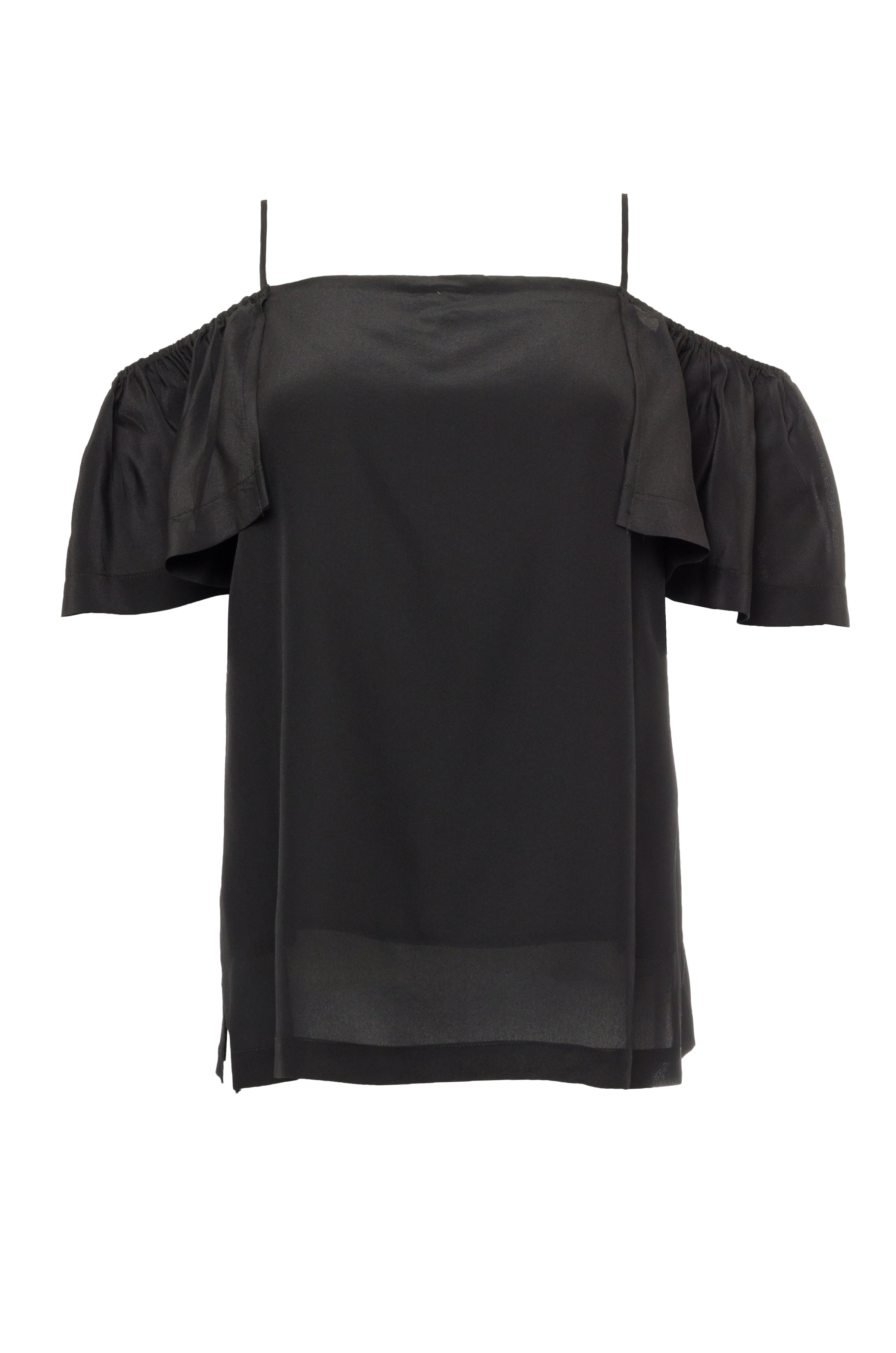 Off-Shoulder Silk Cami Top – Gold Hawk Clothing