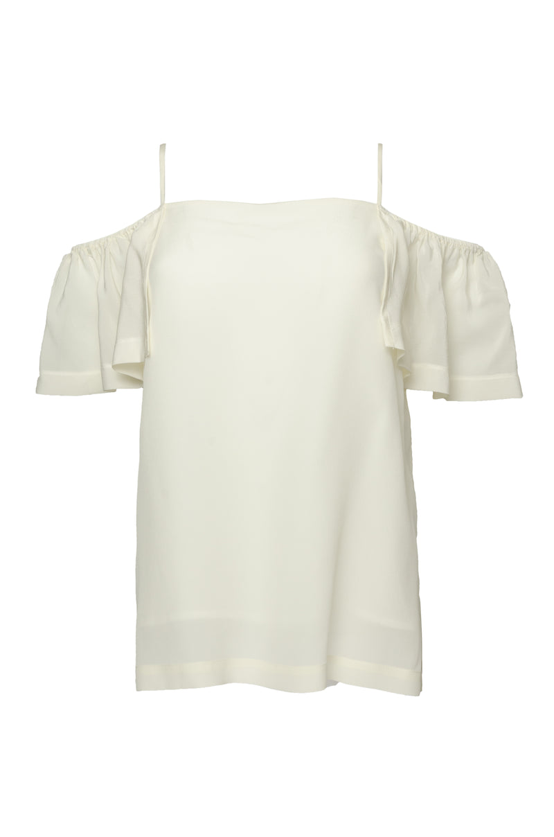 Off-Shoulder Silk Cami Top – Gold Hawk Clothing