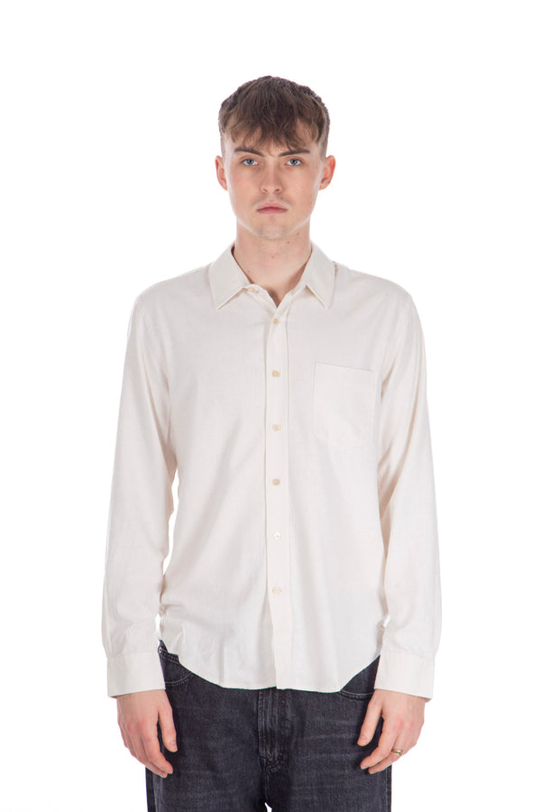 OUR LEGACY CLASSIC SHIRT WHITE SILK-