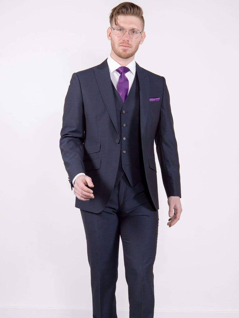 Torre Navy Mohair Suit Jacket | Torre | menswearr.com – Menswearr Australia