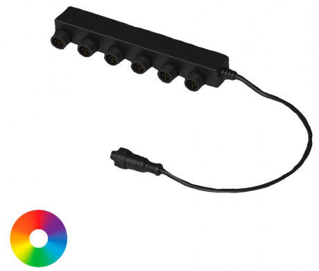 6-Way Color Changing Splitter