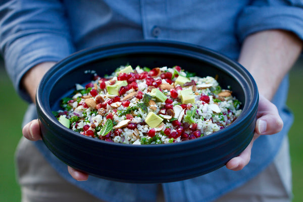 Pomegranate Cauliflower Couscous Salad - Be Good Organics