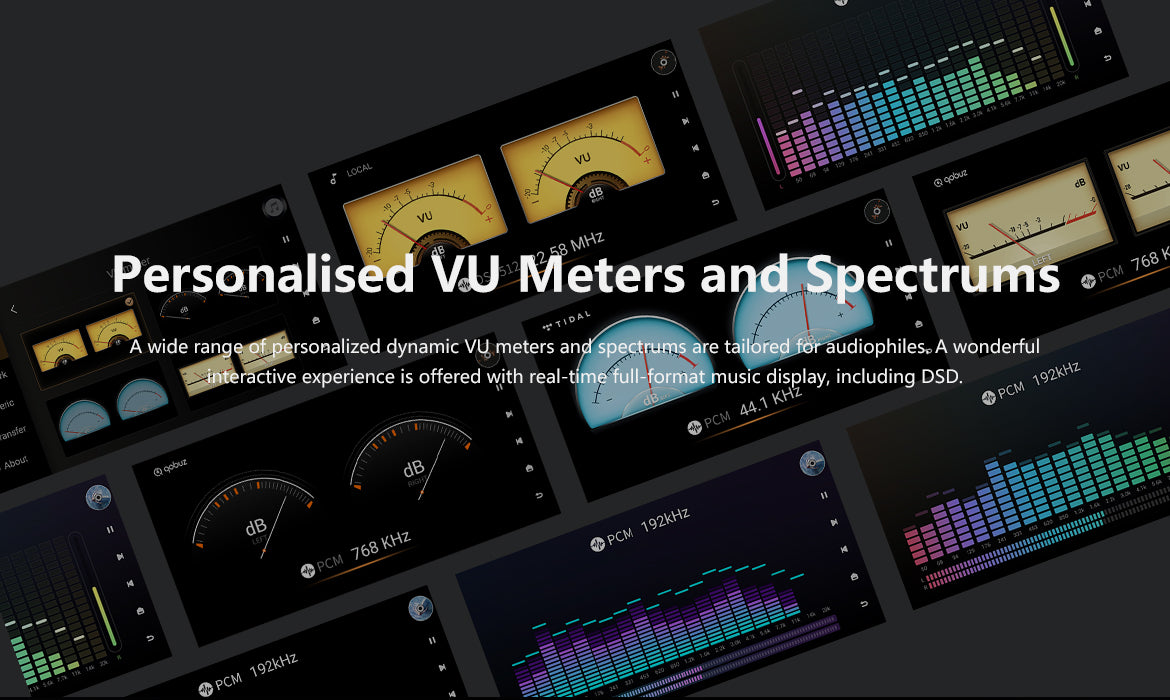 DMP a8 vu meters