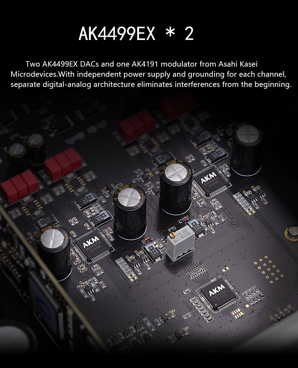 Gustard a26 dac chips