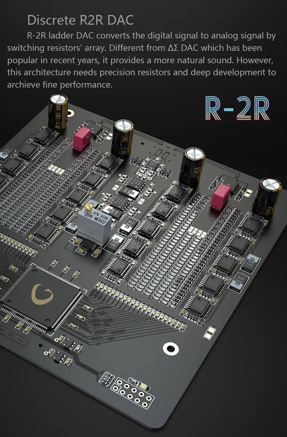 Gustard r26 discrete dac internals