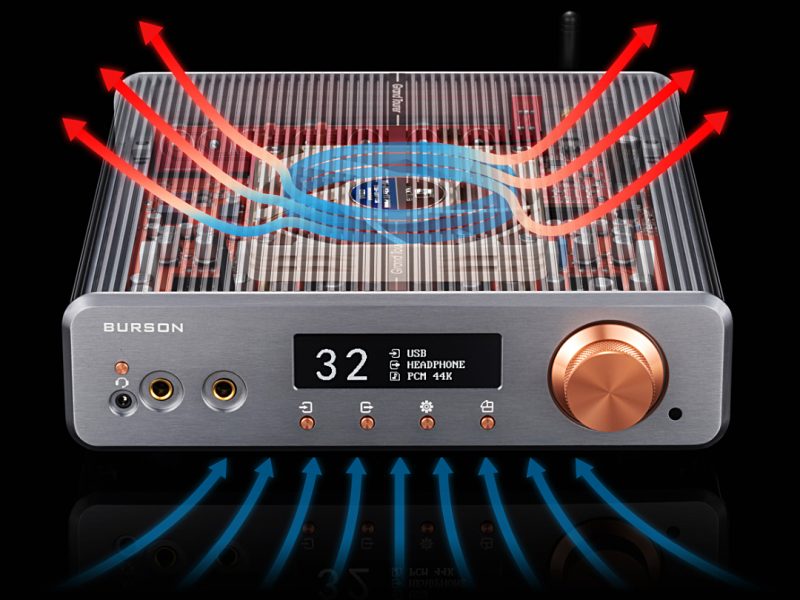 Burson Conductor 3 gt showing circulation and cooling