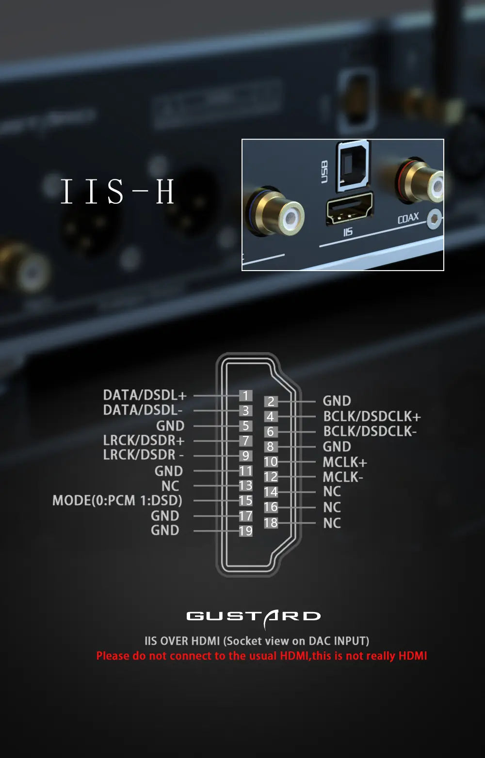 Gustard r26 i2s pinout